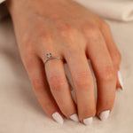 0,09 Karat Pırlanta Tektaş Yüzük - Nur Kuyumculuk