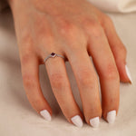 0,11 Karat Renkli Taş Pırlanta Yüzük - Nur Kuyumculuk