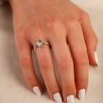 0,25 Karat Pırlanta & 2,30 Karat Sitrin Pırlanta Yüzük - Nur Kuyumculuk