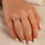 0,35 Karat Tektaş Pırlanta Yüzük - Nur Kuyumculuk