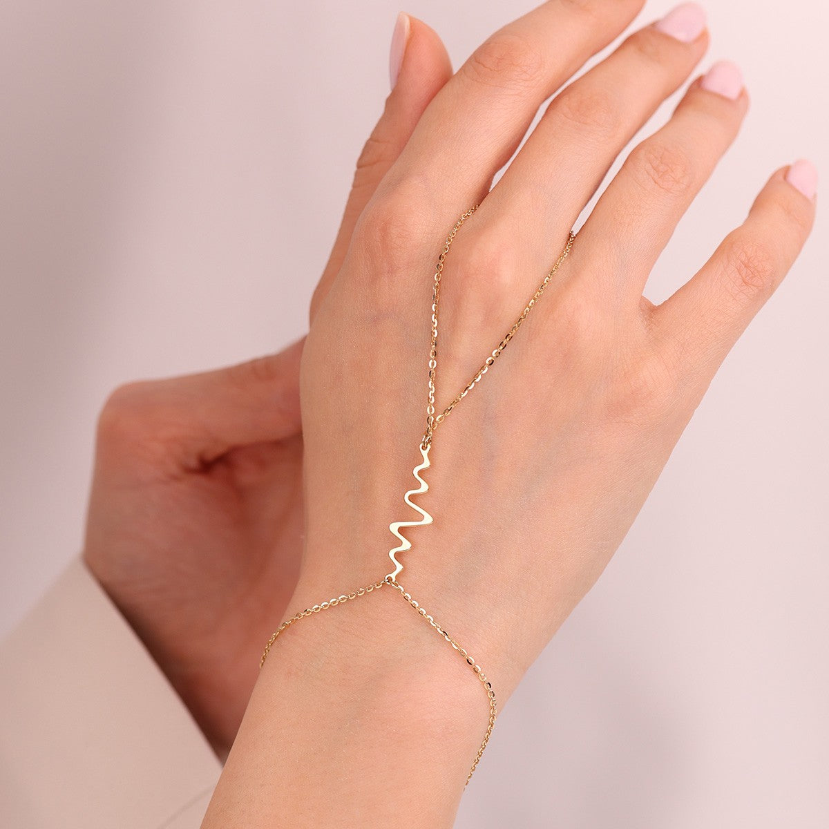 Cetaş Eterna Serisi Şahmeran 14 Ayar Altın Bileklik