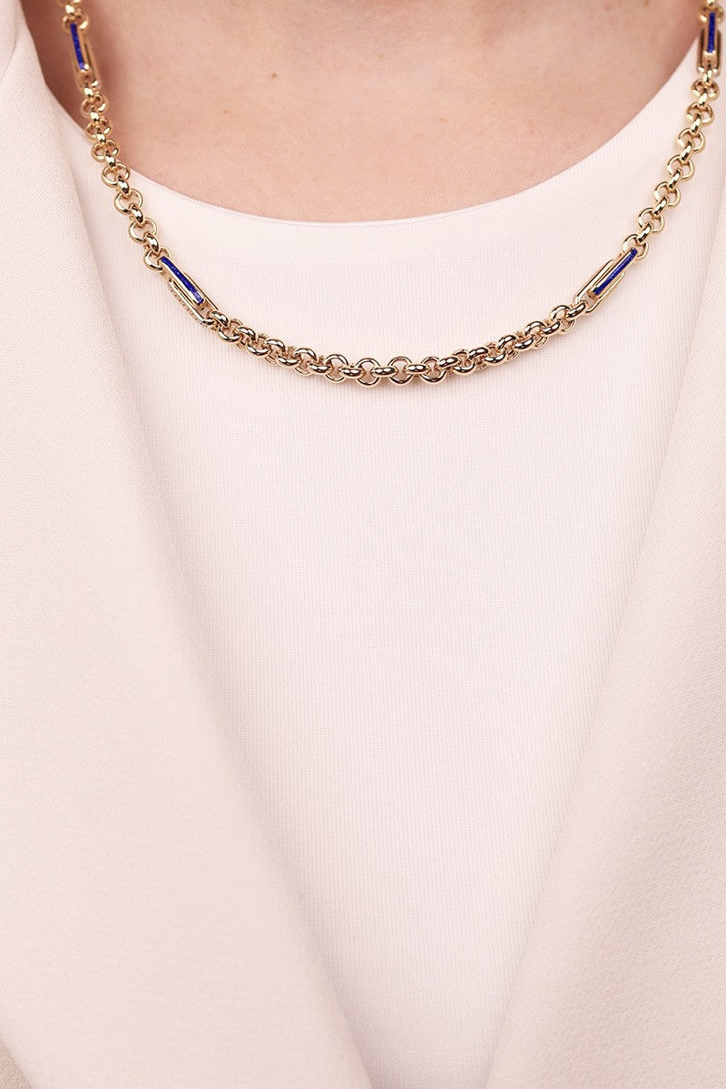 Cetaş Eterna Serisi Modern TAsarım 14 Ayar Altın Kolye