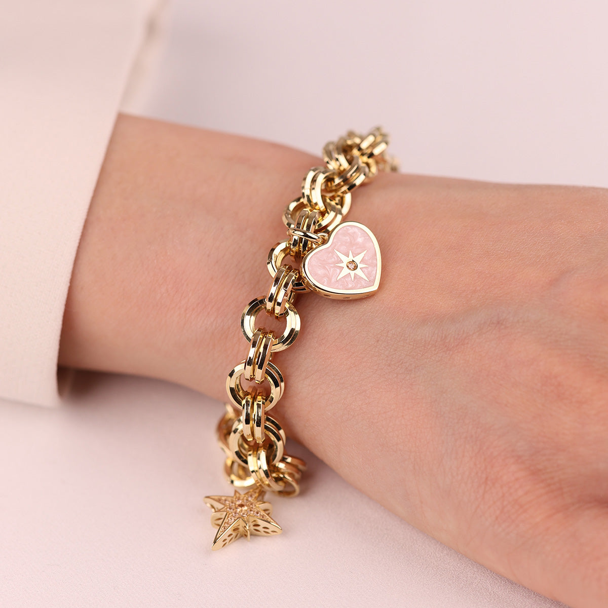 Cetaş Polaris Serisi 14 Ayar Altın Bileklik