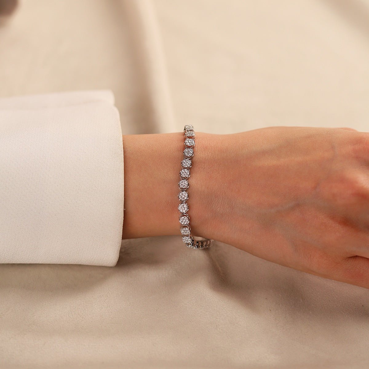 2,00 Karat Pırlanta Su Yolu Bileklik - Nur Kuyumculuk