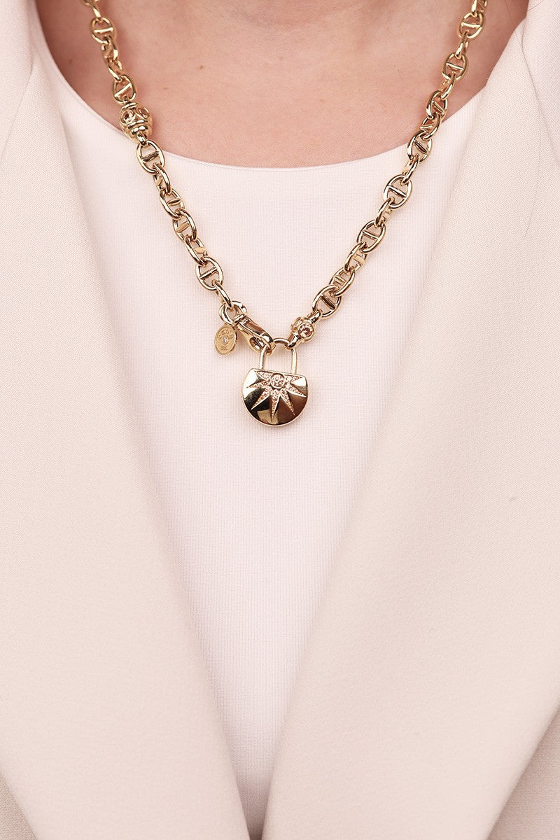 Cetaş Bir Dilek Tut Serisi 14 Ayar Altın Kolye