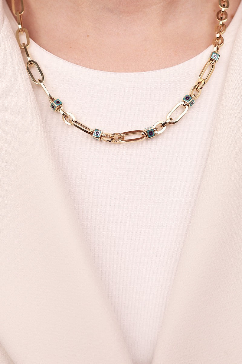 Cetaş Serisi Gold Luck 14 Ayar Altın Kolye