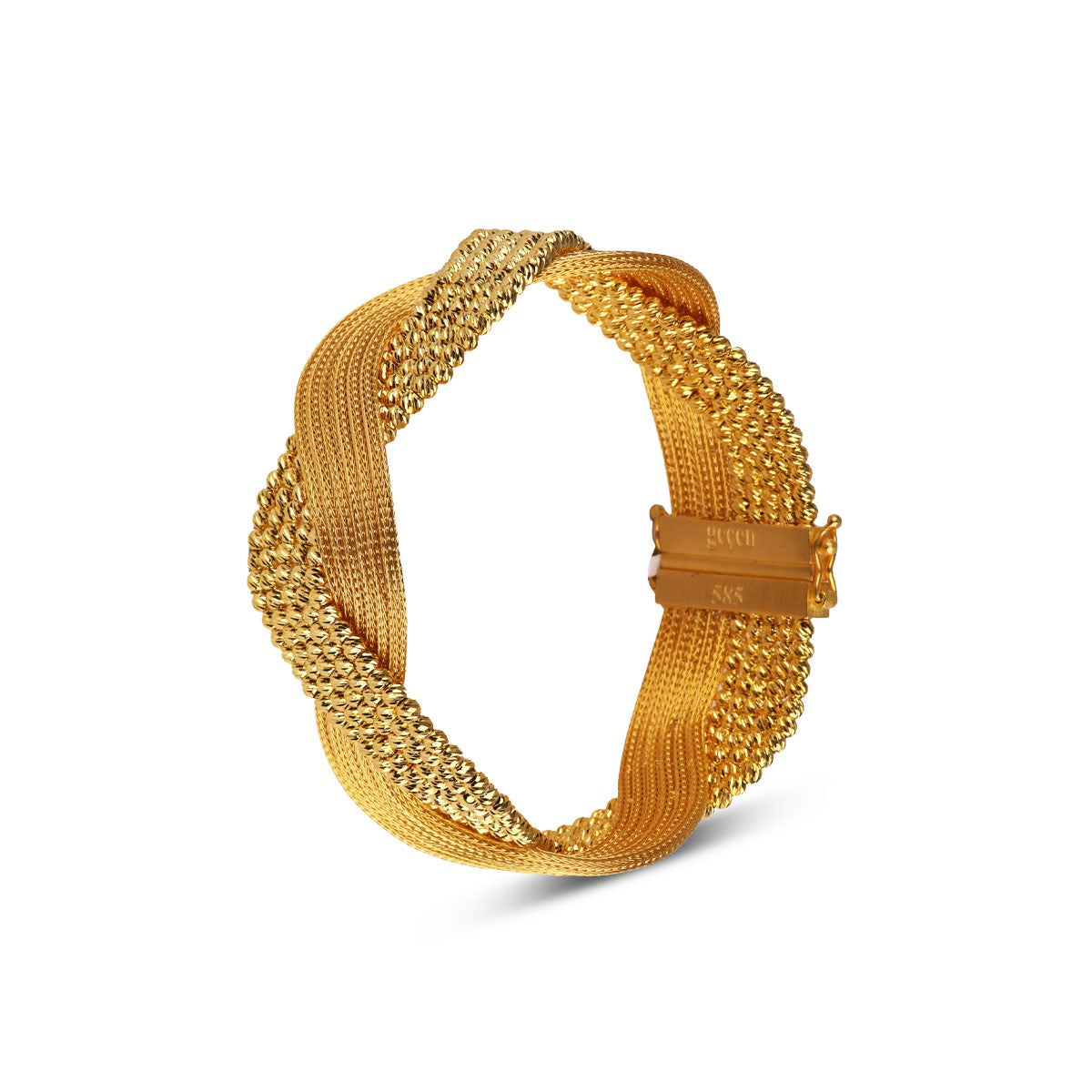 Dorikalı Burgulu Kalze 14 Ayar Altın Bileklik