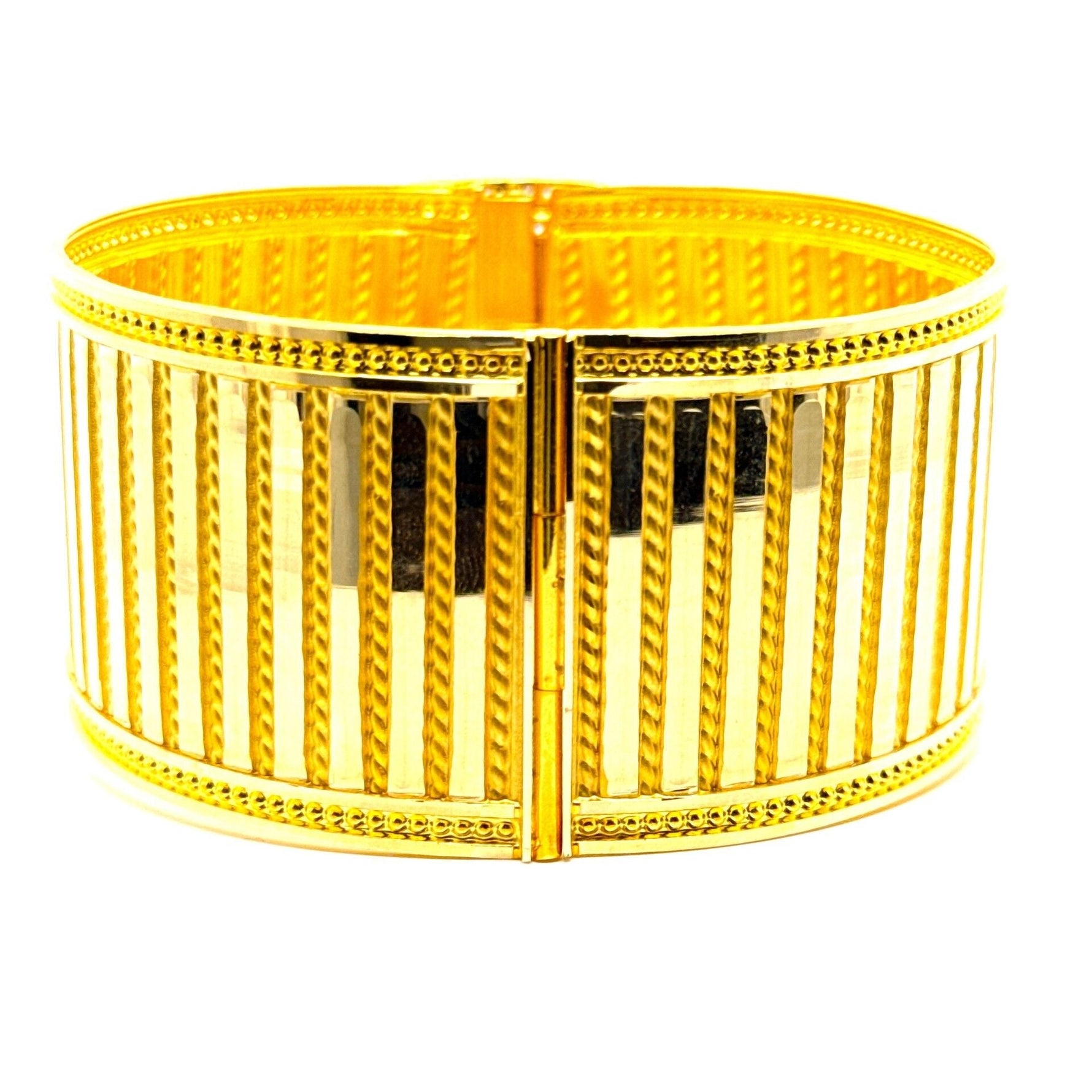 Aynalı Trabzon 14 Ayar Altın Kelepçe - Nur Kuyumculuk