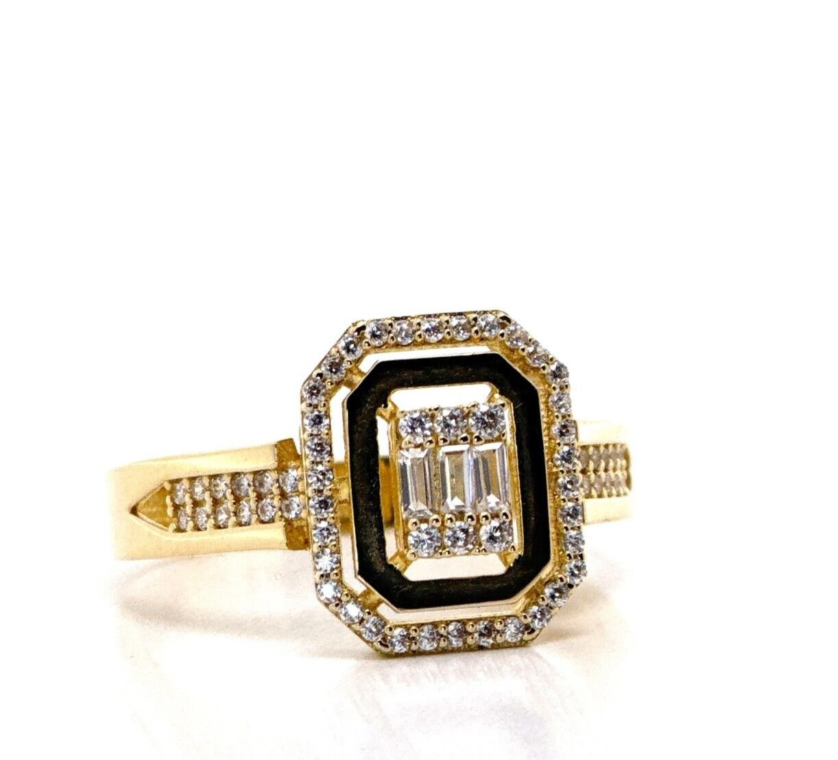 Baget 14 Ayar Altın Yüzük - Nur Kuyumculuk