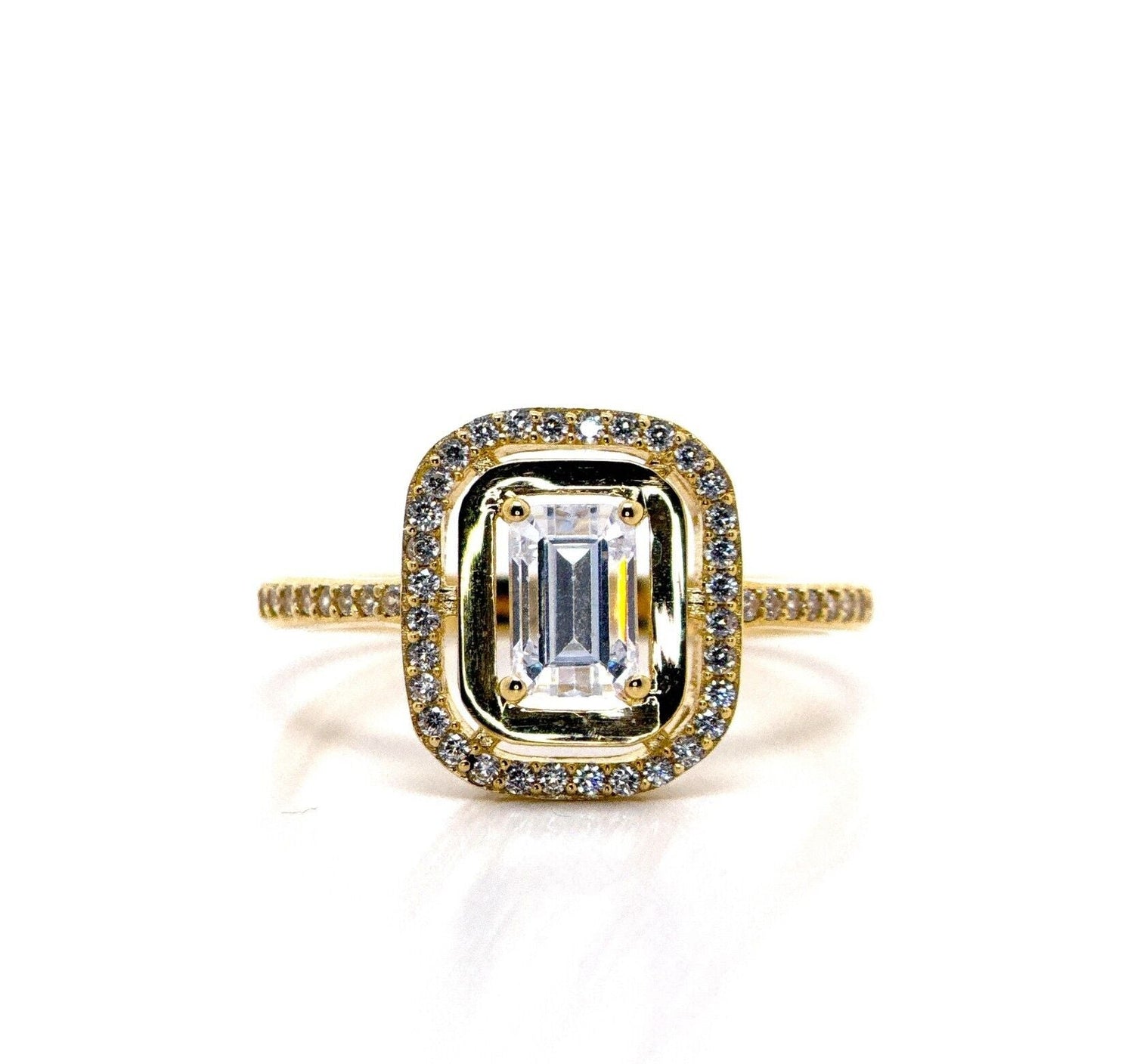 Baget 14 Ayar Altın Yüzük - Nur Kuyumculuk