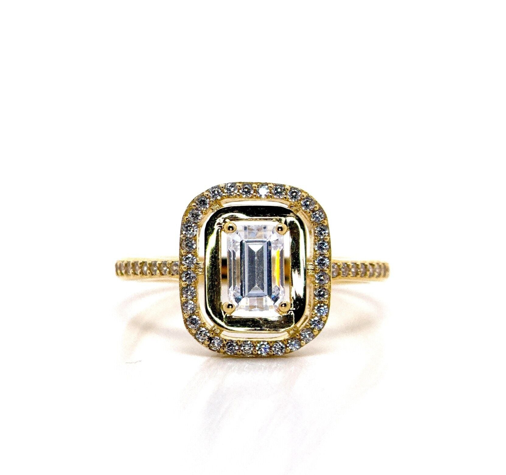 Baget 14 Ayar Altın Yüzük - Nur Kuyumculuk