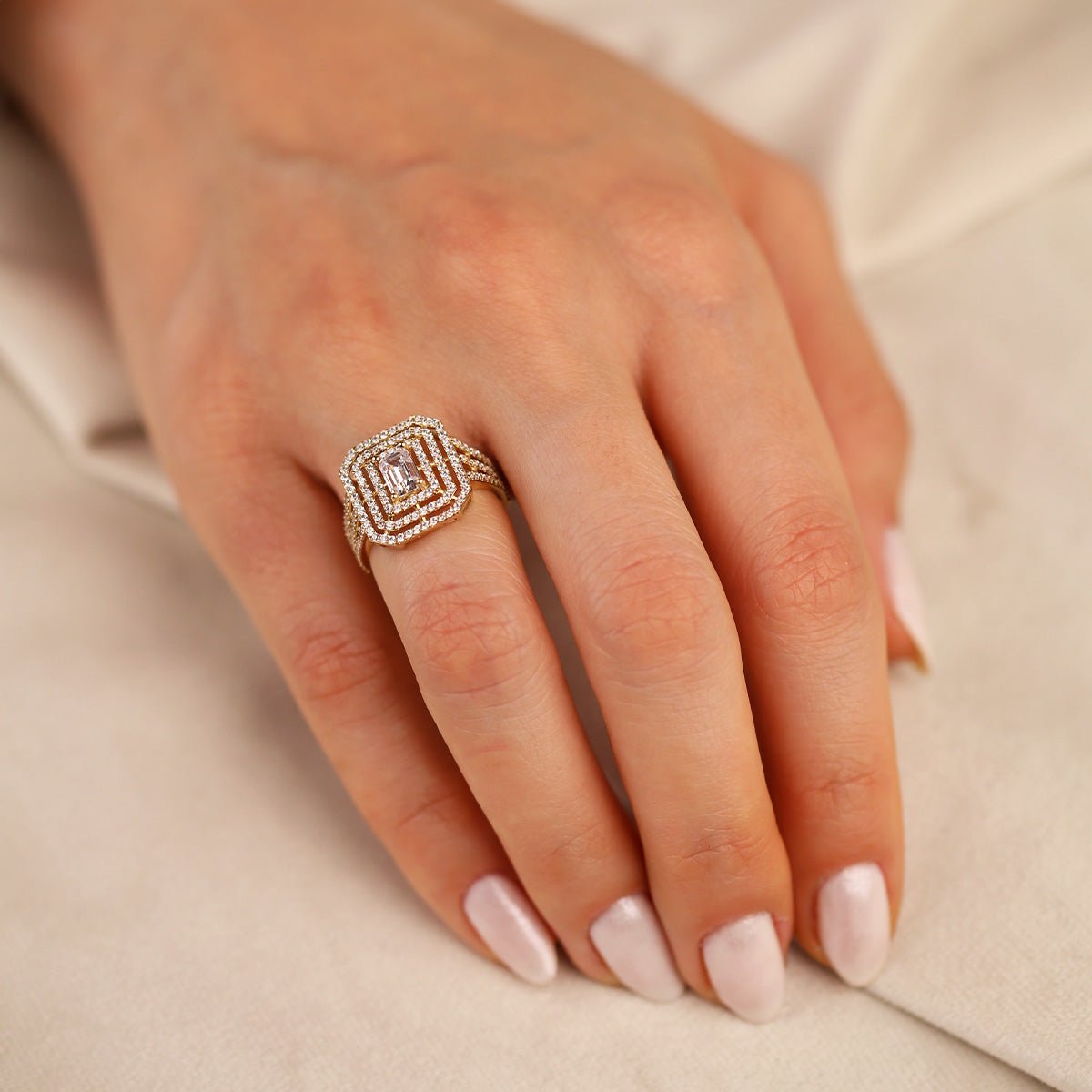 Baget 14 Ayar Altın Yüzük - Nur Kuyumculuk