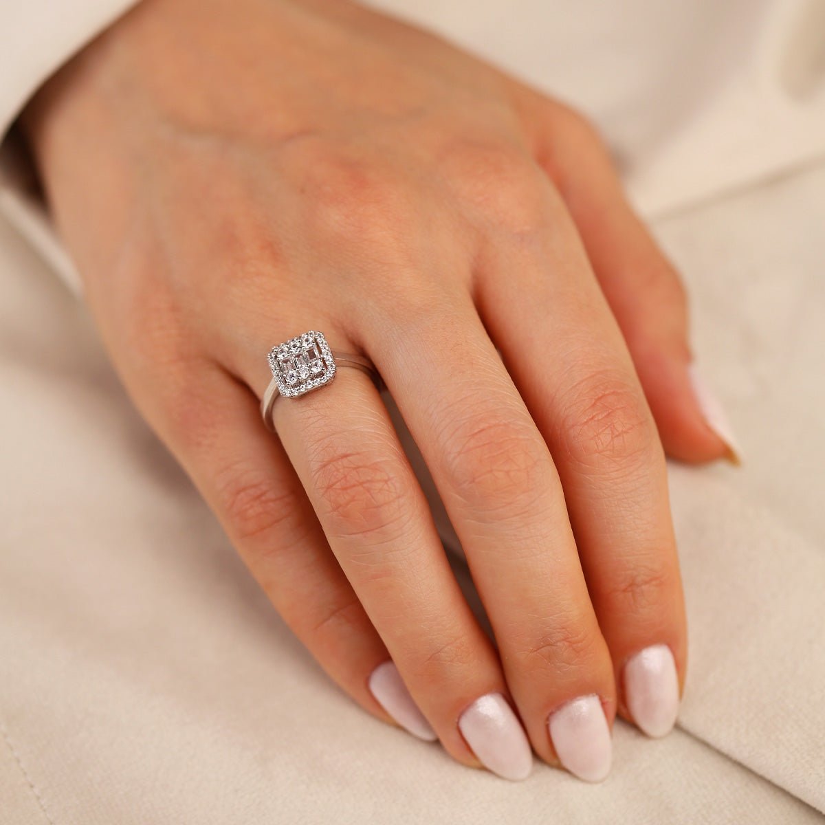 Baget 14 Ayar Altın Yüzük - Nur Kuyumculuk