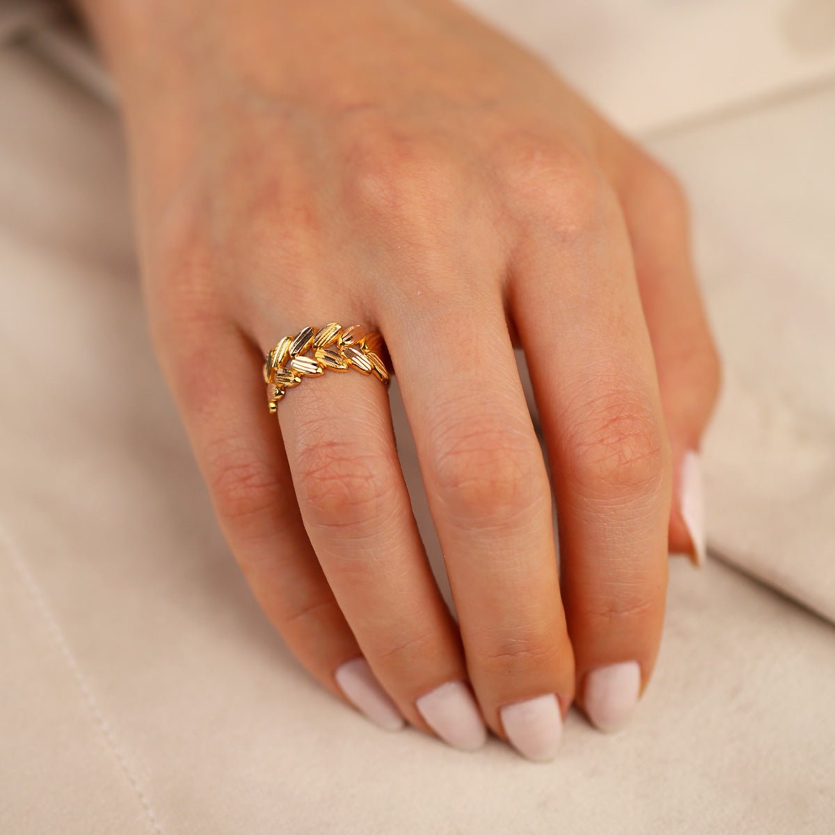 Baget 14 Ayar Altın Yüzük - Nur Kuyumculuk