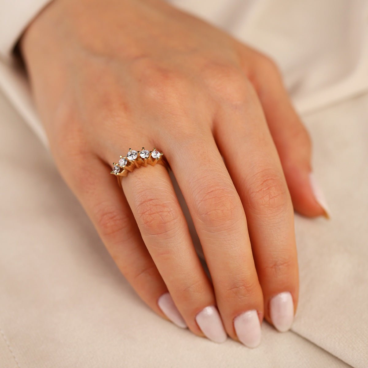 Beştaş 14 Ayar Altın Yüzük - Nur Kuyumculuk