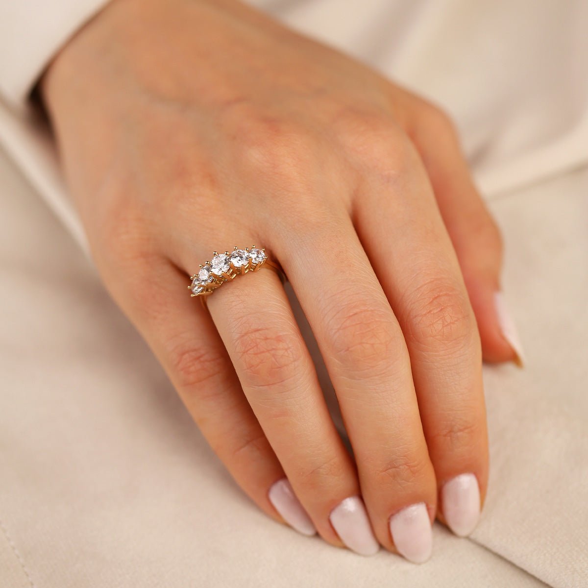 Beştaş 14 Ayar Altın Yüzük - Nur Kuyumculuk