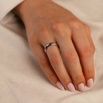 Beyaz Düz Alyans 14 Ayar Altın - Nur Kuyumculuk