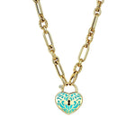 Cetaş 14 Ayar Akantus Tukuaz Mineli 14 Ayar Altın Kolye - Nur Kuyumculuk