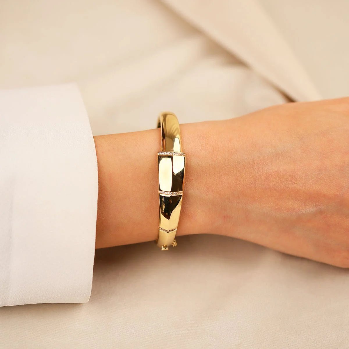 Cetaş 14 Ayar Altın Kelepçe - Nur Kuyumculuk