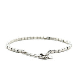 Cetaş 14 Ayar Beyaz Altın Dorikalı Toplu Kelepçe - Nur Kuyumculuk