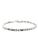 Cetaş 14 Ayar Beyaz Altın Dorikalı Toplu Kelepçe - Nur Kuyumculuk