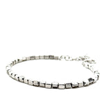 Cetaş 14 Ayar Beyaz Altın Dorikalı Toplu Kelepçe - Nur Kuyumculuk