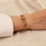 Cetaş Charmlı 14 Ayar Altın Bileklik - Nur Kuyumculuk