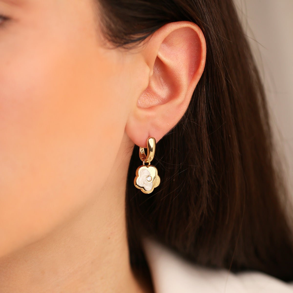 Cetaş Eterna 14 Ayar Altın Küpe - Nur Kuyumculuk