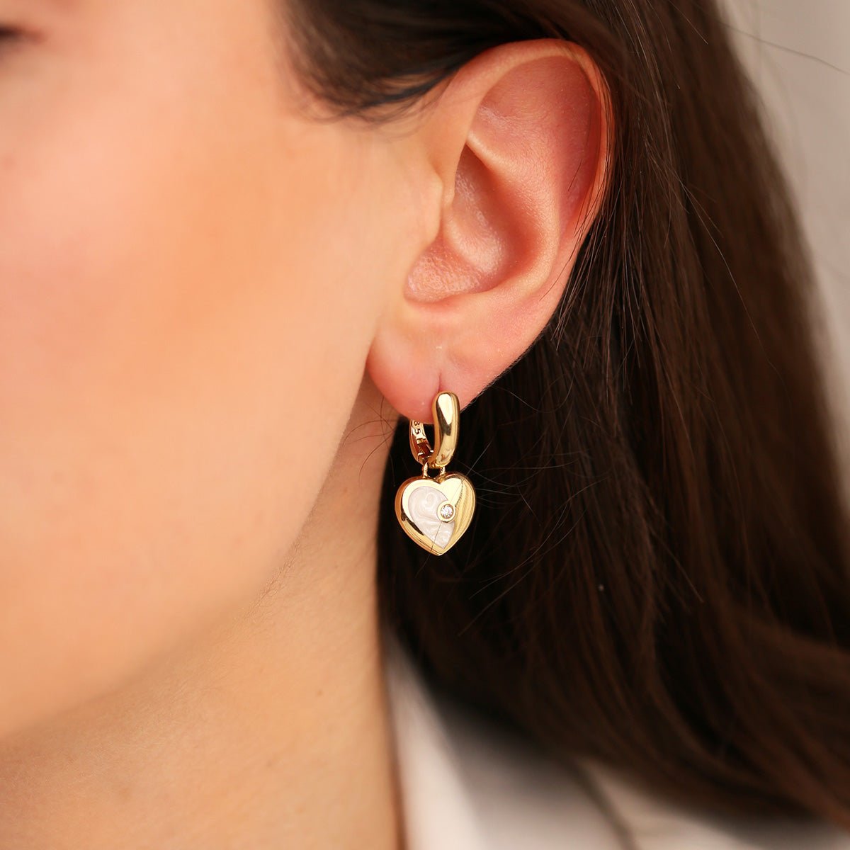 Cetaş Eterna 14 Ayar Altın Küpe - Nur Kuyumculuk