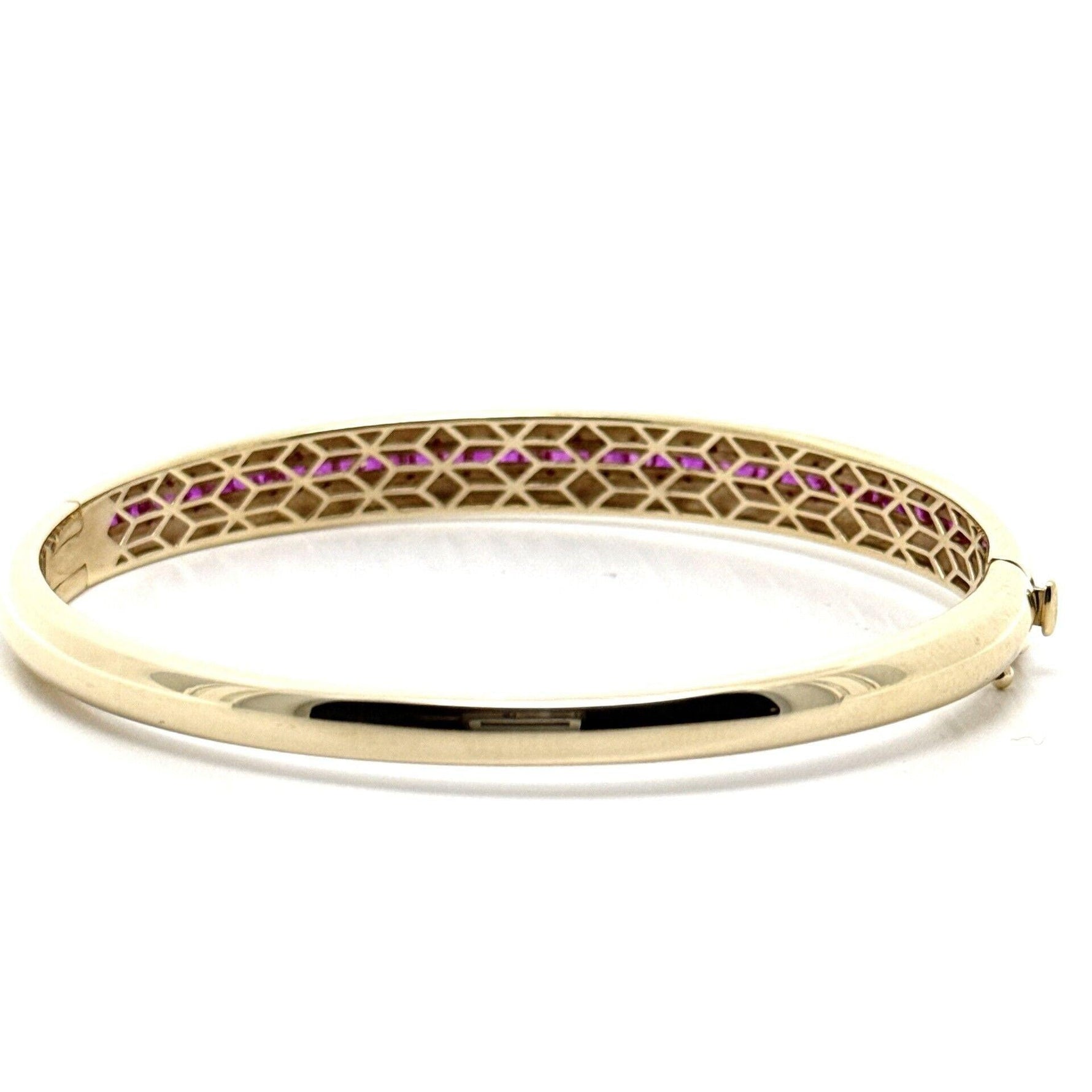 Cetaş Eterna Beyaz Mineli Taşlı 14 Ayar Kelepçe - Nur Kuyumculuk