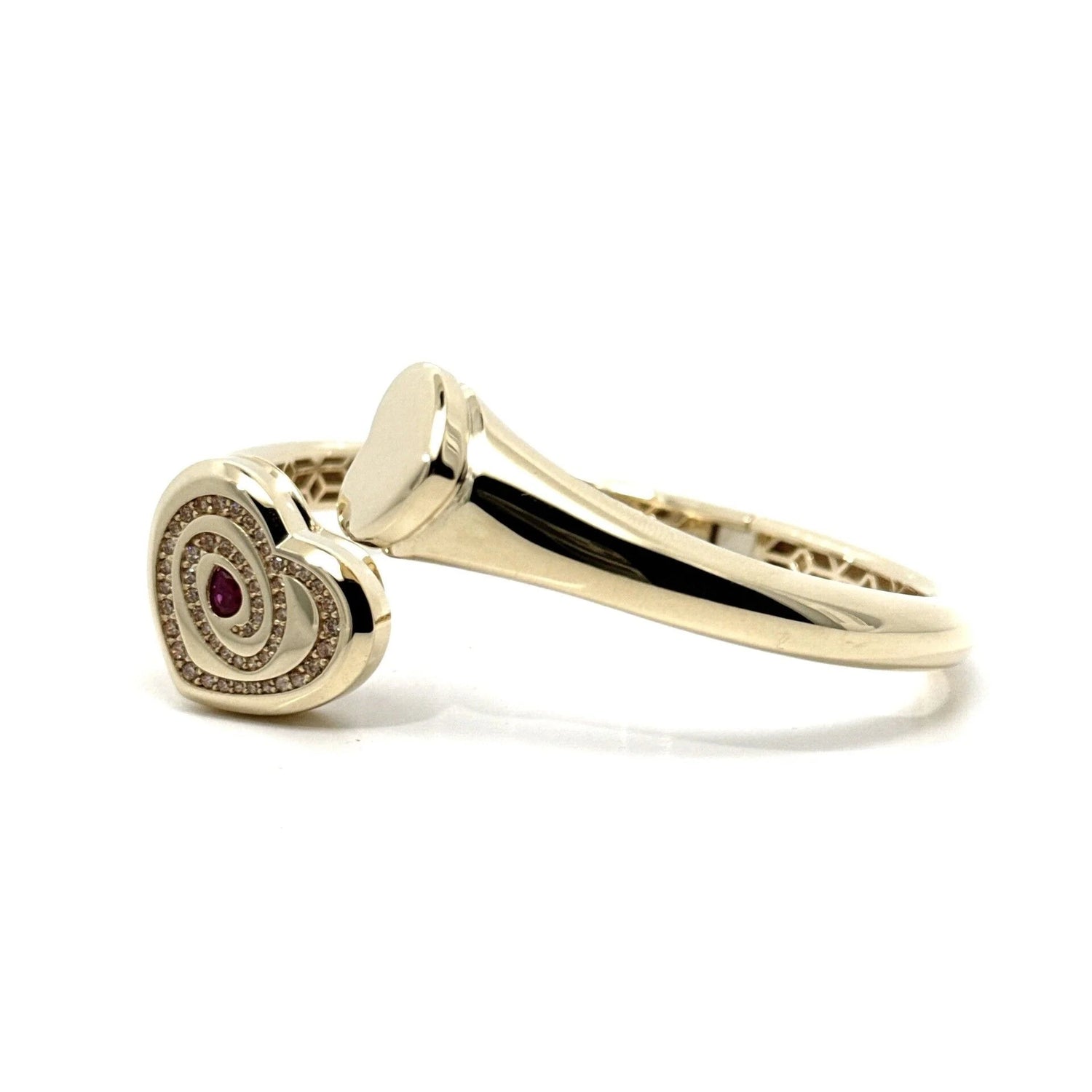 Cetaş Eterna Kalpli 14 Ayar Altın Kelepçe - Nur Kuyumculuk