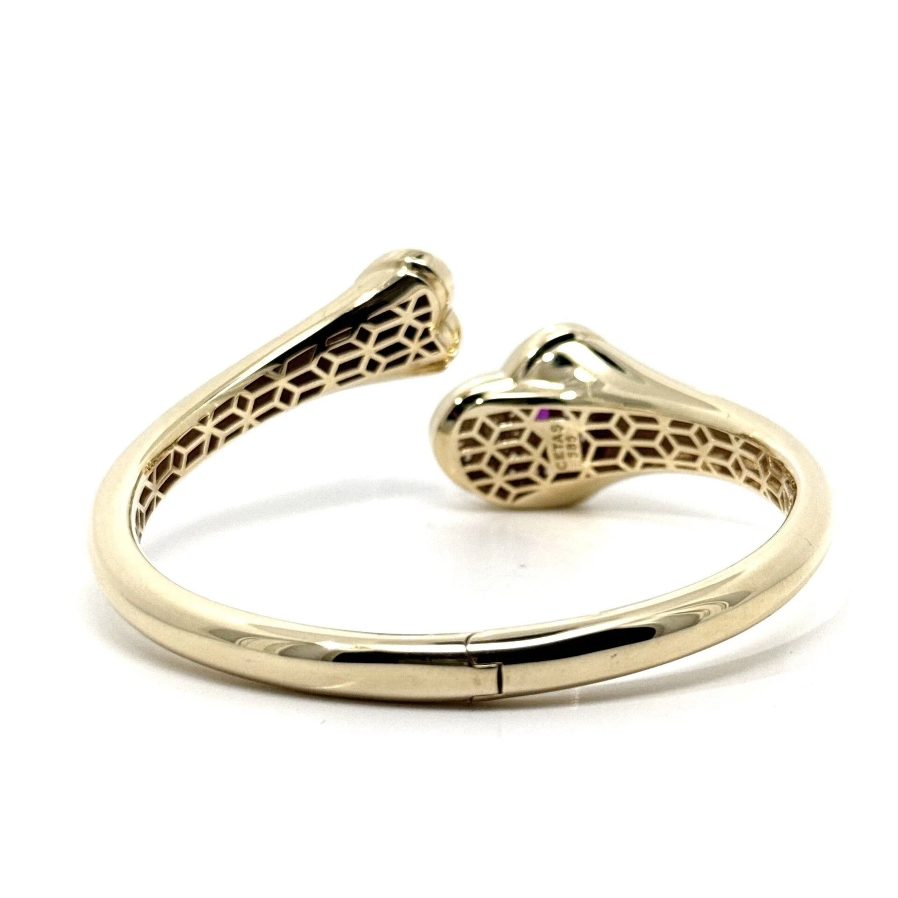 Cetaş Eterna Kalpli 14 Ayar Altın Kelepçe - Nur Kuyumculuk