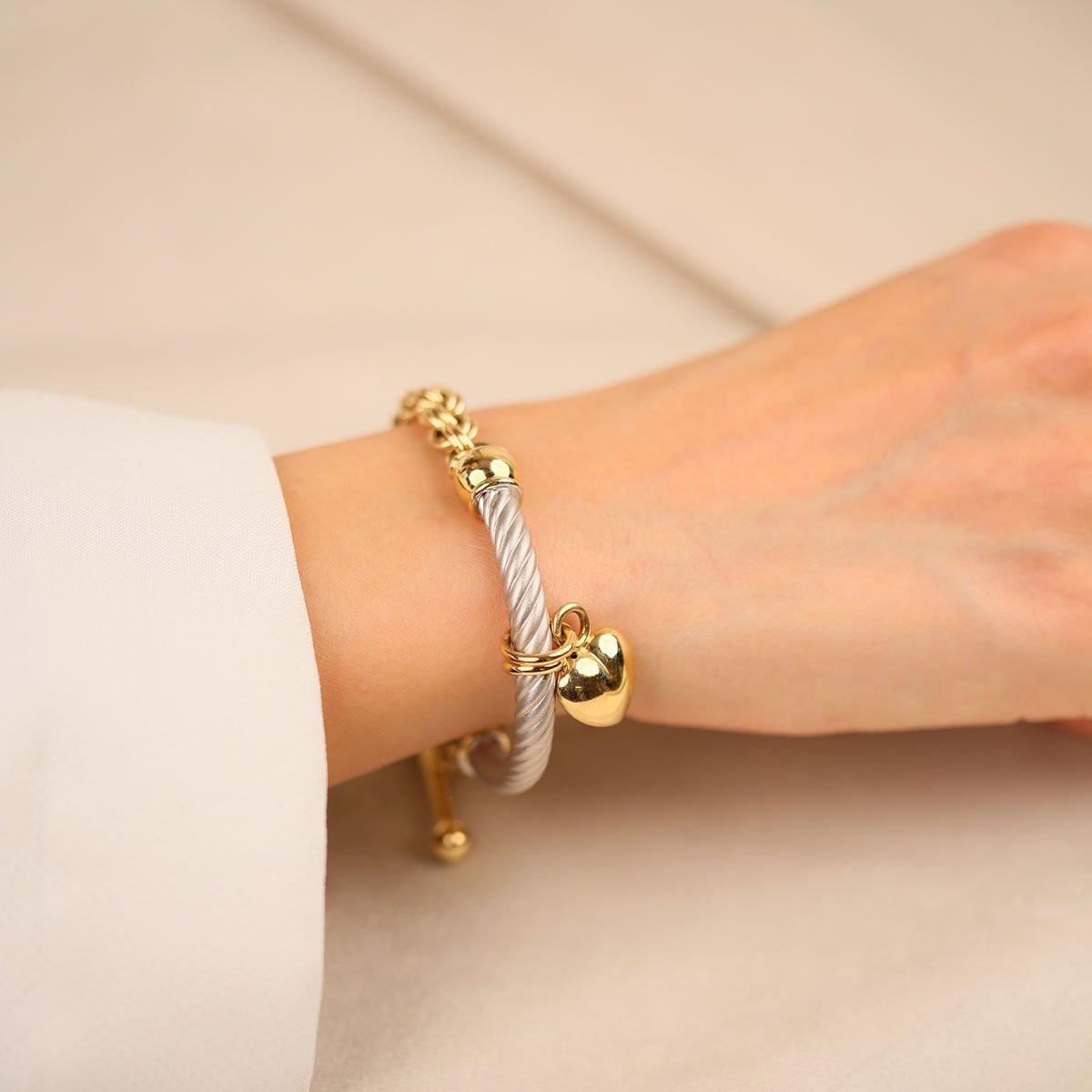 Cetaş Eterna Sevgi 14 Ayar Altın Bileklik - Nur Kuyumculuk