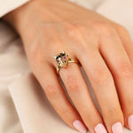 Cetaş Kaplanlı 14 Ayar Altın Yüzük - Nur Kuyumculuk