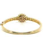 Cetaş Kırmızı Taşlı 14 Ayar Altın Kelepçe - Nur Kuyumculuk