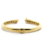 Cetaş Kırmızı Taşlı 14 Ayar Kelepçe - Nur Kuyumculuk