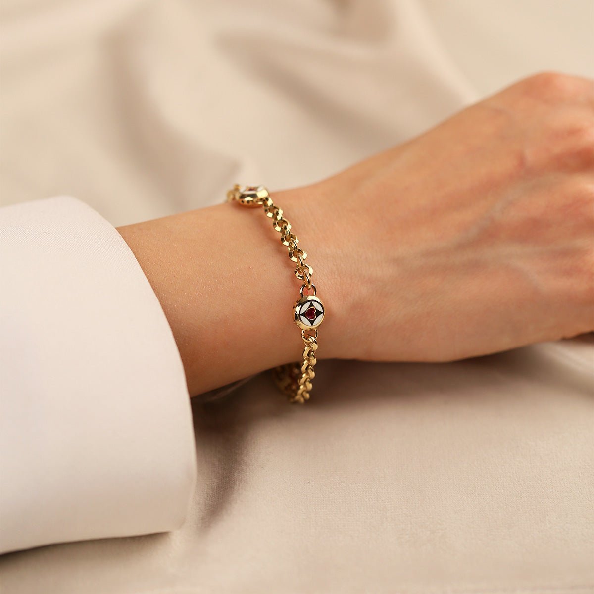 Cetaş Kozmos 14 Ayar Altın Bileklik - Nur Kuyumculuk