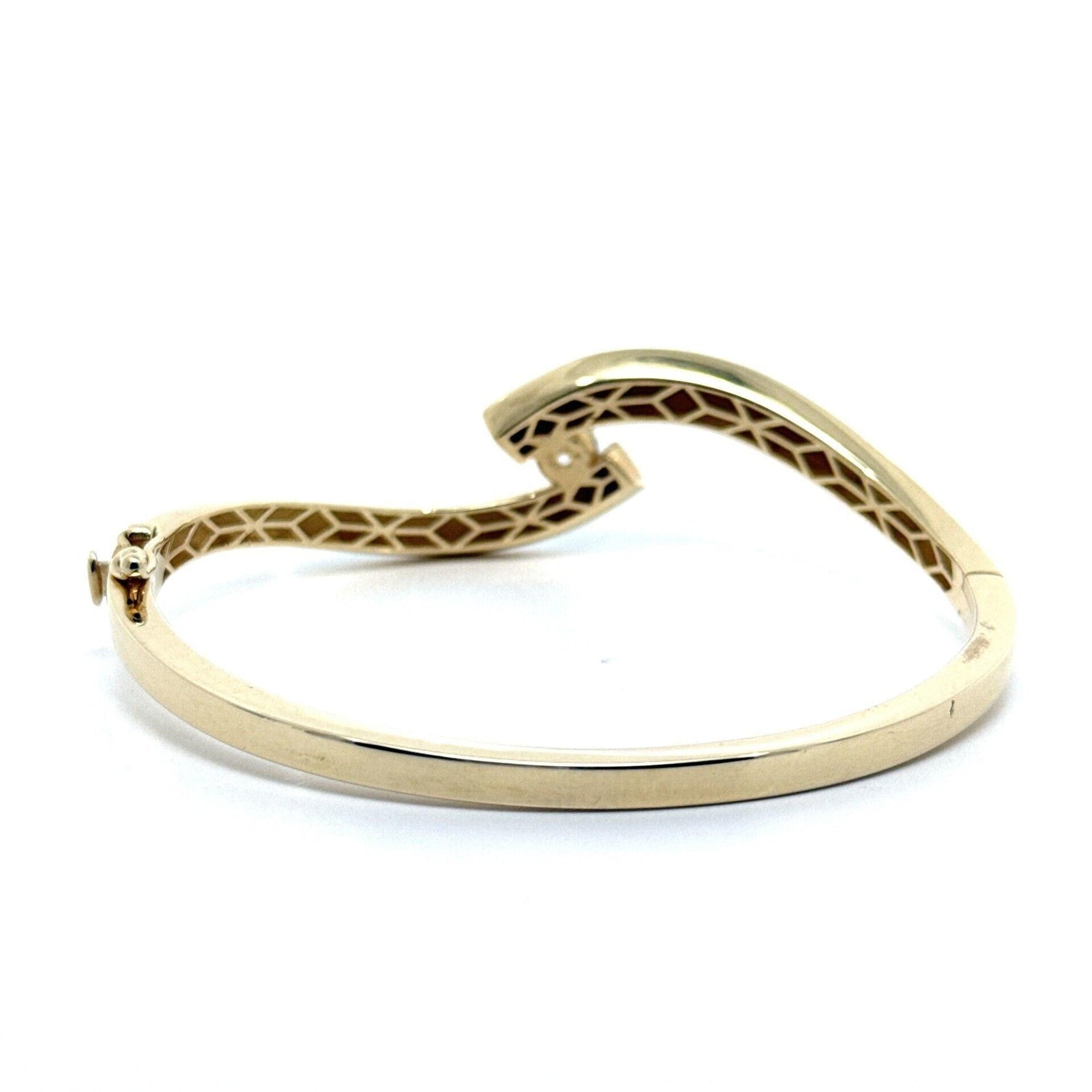 Cetaş Mavi Mineli 14 Ayar Altın Kelepçe - Nur Kuyumculuk