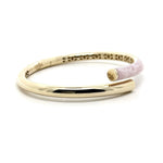 Cetaş Pembe Mineli 14 Ayar Altın Kelepçe - Nur Kuyumculuk