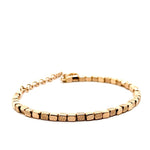 Cetaş Roz Rengi Dorikalı 14 Ayar Altın Kelepçe - Nur Kuyumculuk