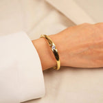 Cetaş Taşlı 14 Ayar Altın Kelepçe - Nur Kuyumculuk