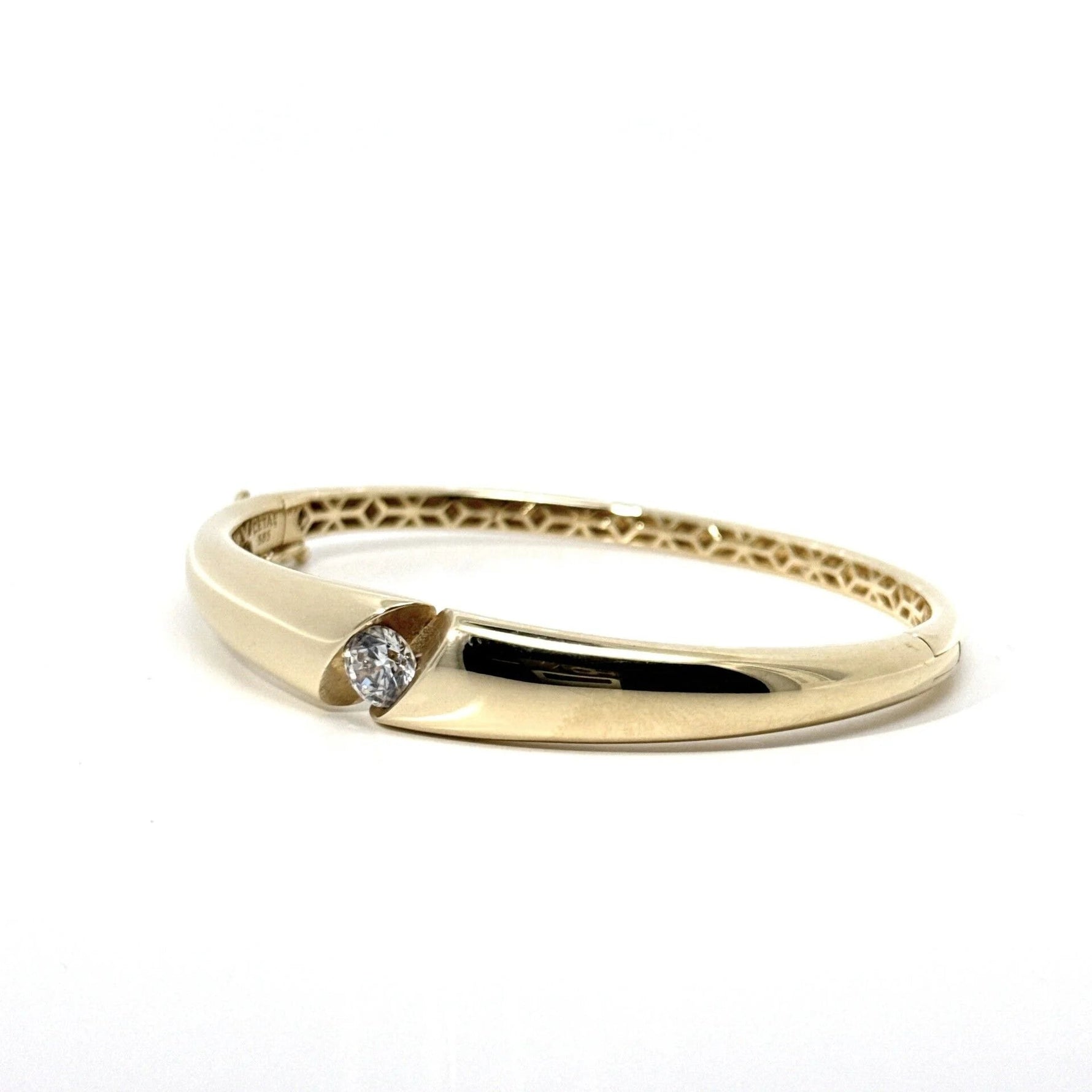 Cetaş Taşlı 14 Ayar Altın Kelepçe - Nur Kuyumculuk