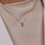 D Harfi 14 Ayar Altın Kolye - Nur Kuyumculuk