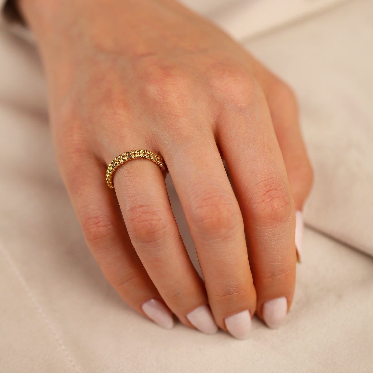 Dorikalı 14 Ayar Altın Yüzük - Nur Kuyumculuk