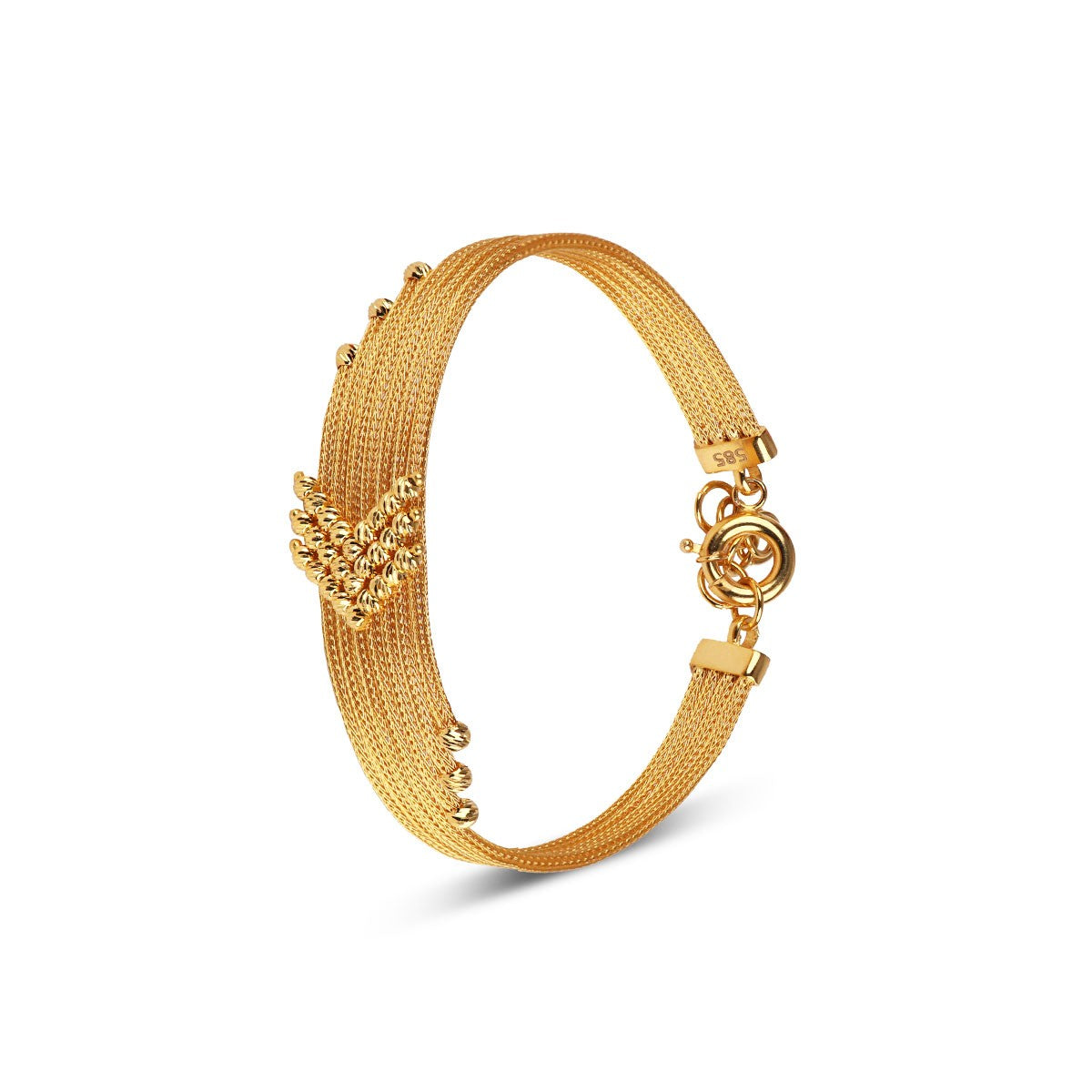 Kalze Dorika Temalı 14 Ayar Altın Bileklik