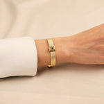 Elizi Elegant Diamond Safir 14 Ayar Altın Bileklik - Nur Kuyumculuk