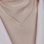 G Harfi 14 Ayar Altın Kolye - Nur Kuyumculuk