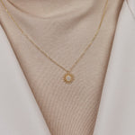 Güneş 14 Ayar Altın Kolye - Nur Kuyumculuk