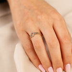 Gurmet Taş Detaylı 14 Ayar Altın Yüzük - Nur Kuyumculuk