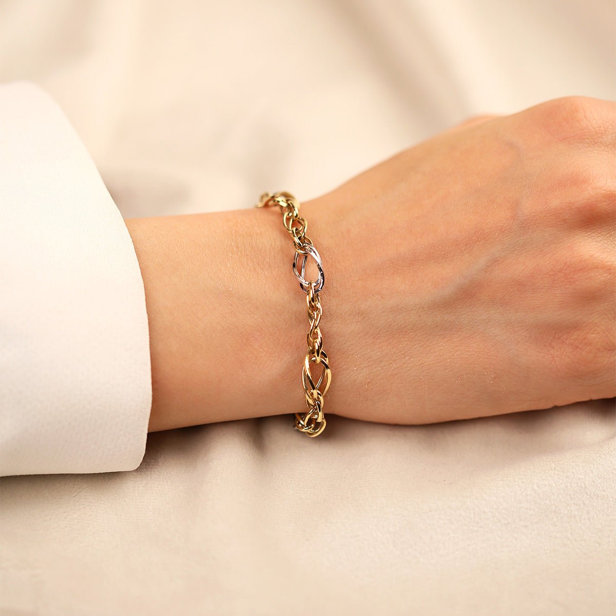 Hallow 14 Ayar Altın Bileklik - Nur Kuyumculuk